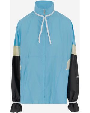 Autry Nylon Bat Jacket - Blue