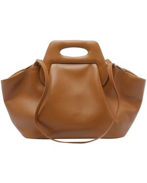 THEMOIRÈ Dhea Vegan Hand Bag - Brown