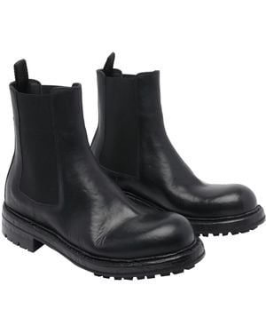 Dolce & Gabbana Boots Calf Leather/Rubber Sole - Black