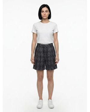 Dolce & Gabbana Dolce & Gabbana Wool Blend Plaid Shorts - White