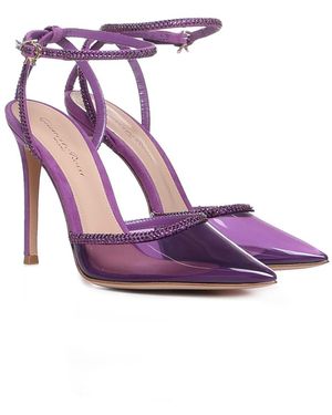 Gianvito Rossi Dècolleté Tuxedo in Black | Lyst
