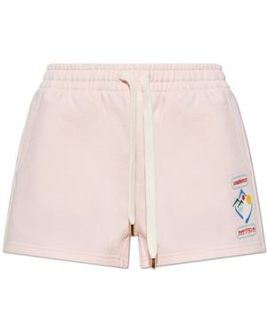 CASABLANCA Logo Shorts - Pink