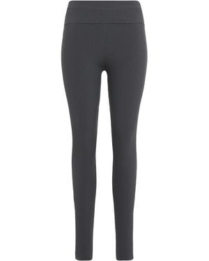Live The Process Ribbed Elastic Leggings Dark Viscose - Gray
