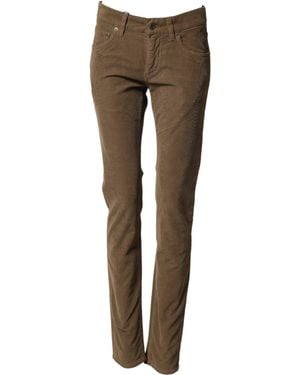 Dolce & Gabbana Cotton Stretch Skinny Denim Jeans Elastane Clothing - Grey