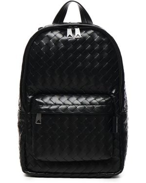 Bottega Veneta Small Intrecciato Backpack - Black
