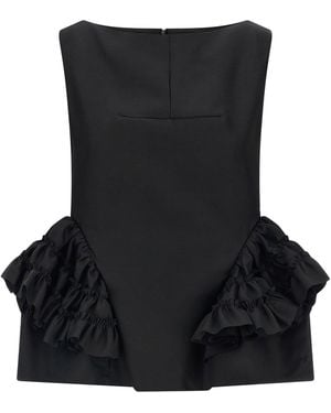 Dries Van Noten Casey Top - Black