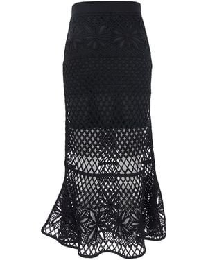 スカート Pinko Crispo Fantsy Net Skirt Pinko Crispo Fantsy Net Skirt in Natural | Lyst