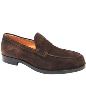 Triver Softy Suede Rubber Sole Shoe - Brown