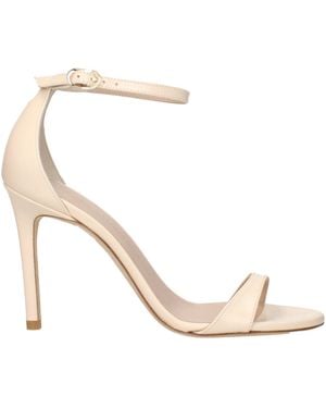 Stuart Weitzman Nudistcurve Sandal Ankle Strap - Metallic