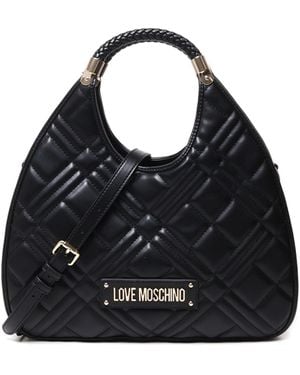 Love Moschino Quilted Handbag - Black