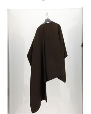 Dior Cape Cashmere (Capra Hircus) Coat - Black
