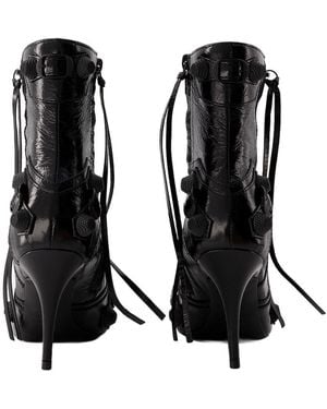 Balenciaga Cagole Bootie H90 Ankle Boots - Black