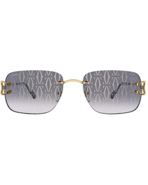 Cartier Ct0330S Décor C De 007 Metal Occhiali Da Vista - Grey