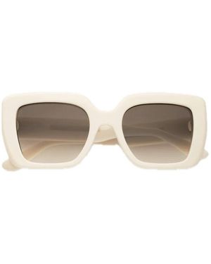 Emmanuelle Khanh Foxy Bio-Naylon Sunglasses - White