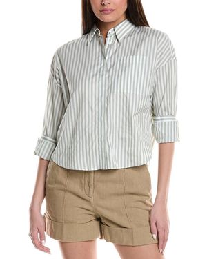 Brunello Cucinelli Light Striped Shirt - Grey