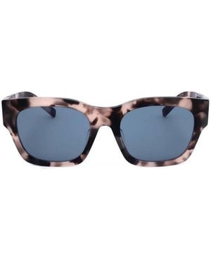Givenchy Sunglasses Square Full Rim, Coloured Havana Frame And Lens Gv40072F55V - Blue