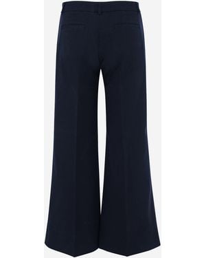 Ql2 Elegant Stretch Pants Cotton Pants - Blue