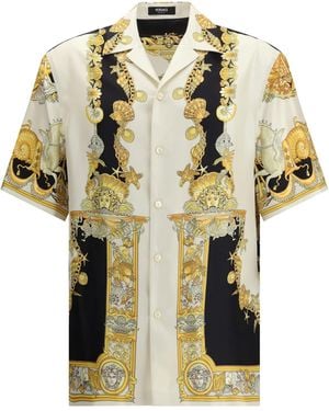 Versace Silk Shirt - Metallic