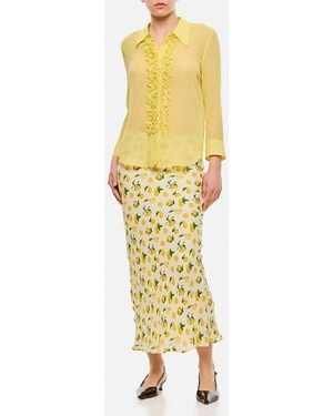 Stella McCartney Ruffled Slim Shirt - Metallic
