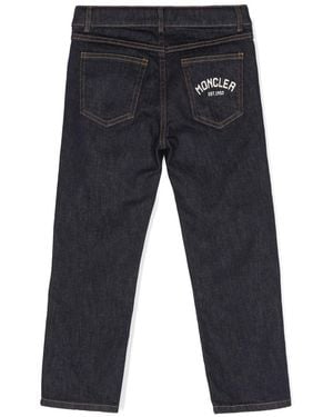 Moncler Enfant Jeans Cotton; Elastane - Blue