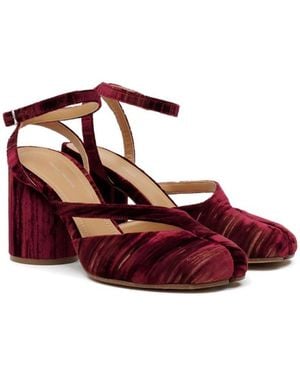 Maison Margiela Tabi Chenille Sandal Viscose - Red