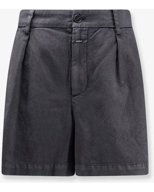 Closed Fevyl Cotton And Linen Blend Shorts - Gray