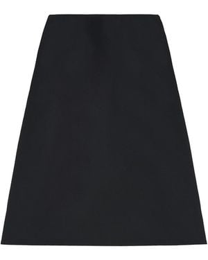 McQueen Skirts Pl Silk - Black