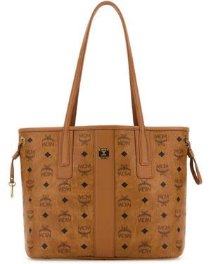 MCM Printed Canvas Liz Shopping Bag - Brown