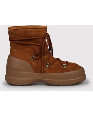 Moon Boot Luna Suede Boot - Brown