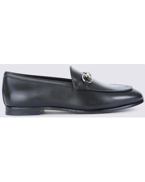 Gucci Leather Loafers - Black