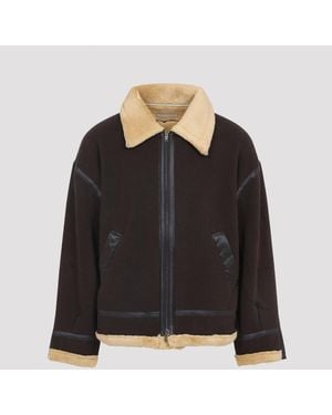 MASTERMIND WORLD Cotton Muton Jacket - Black