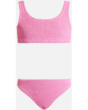 MC2 Saint Barth Crinkle Classic Bralette Bikini Baker - Pink