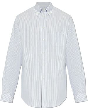 Bally Striped Pattern Shirt - White