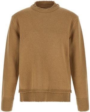 Maison Margiela Patch Sweater - Brown