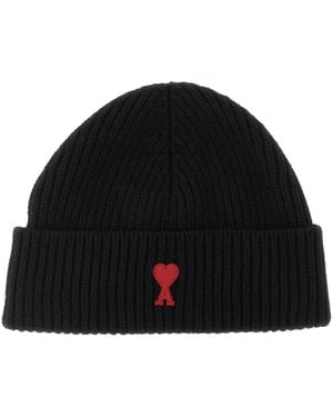 Ami Paris Beanie - Black
