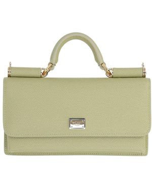 Dolce & Gabbana Leather Mini Bag - Green