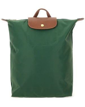 Longchamp "M Le Pliage" Backpack - Green