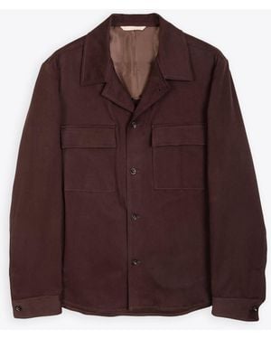 Briglia 1949 Giacca Cotton Jacket With Open Collar - Red