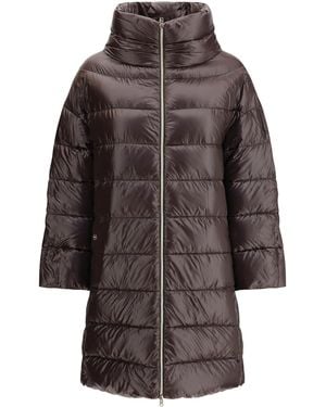 Herno Midi Down Jacket Polyester - Brown