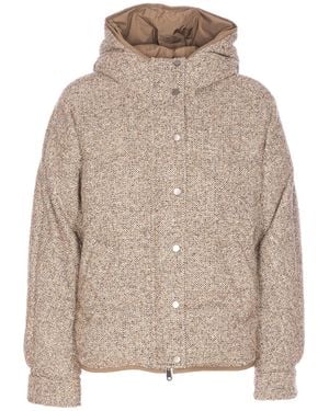 Brunello Cucinelli Reversible Down Jacket - Natural