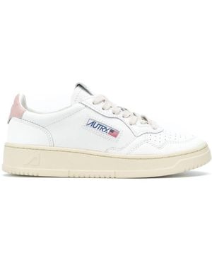 Autry Medalist Low Nubuck - White