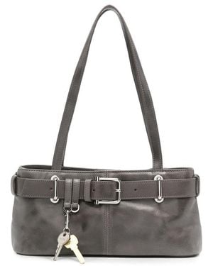 OSOI Shoulder Bag Calf Leather - Grey