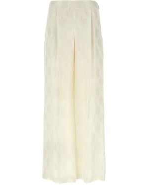 Fendi Bouquet Trousers - White