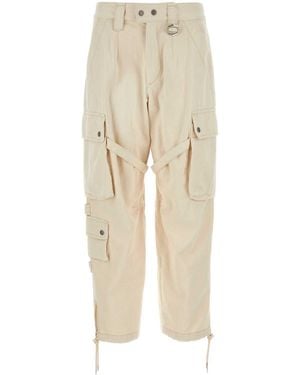 【送料&関税込】Isabel Marant Brown Cotton Eusebio Cargo Pan Namoro Pants Man anthracite | ISABEL MARANT Official online