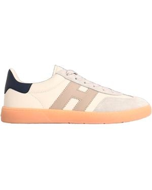 Hogan Low-Top Trainers With Smooth Leather And Nappa Details - Pink