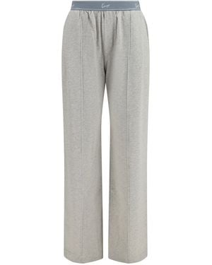 KENZO Signature Stretch Cotton Trousers - Grey