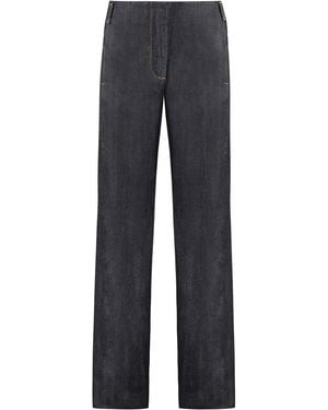 Tory Burch Wide-Leg Jeans - Blue