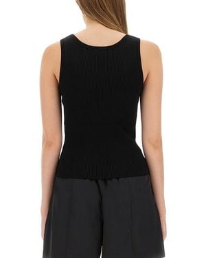 KENZO Embroidery Boke Flower Tank Top Viscose - Black