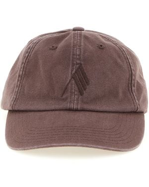 The Attico Logo Baseball Hat - Brown