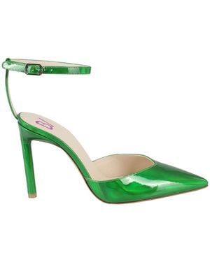 Bettina Vermillon Pump Reflex Pelle Calzature - Green